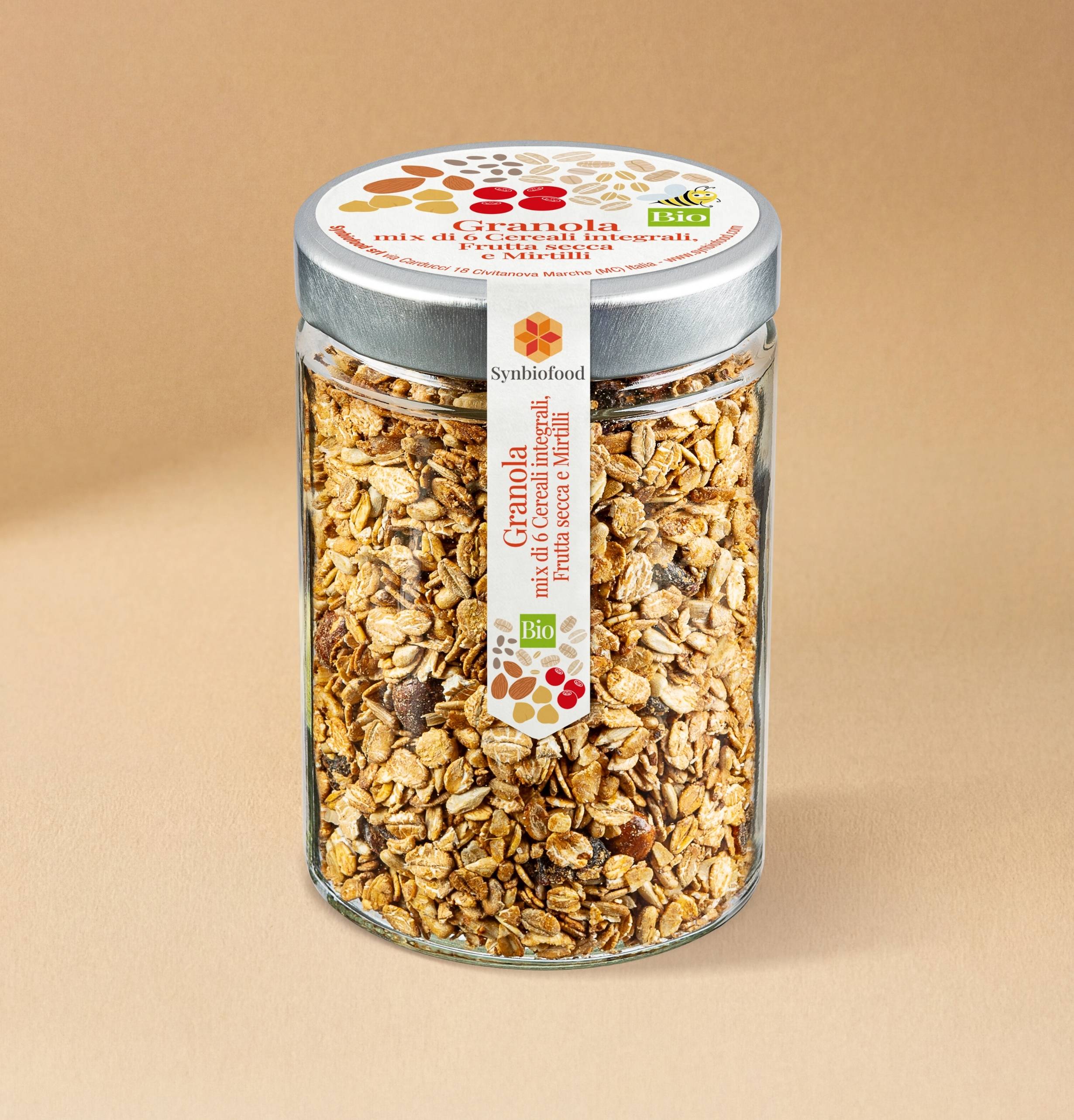 Granola Biologica con Frutta secca e Mirtilli