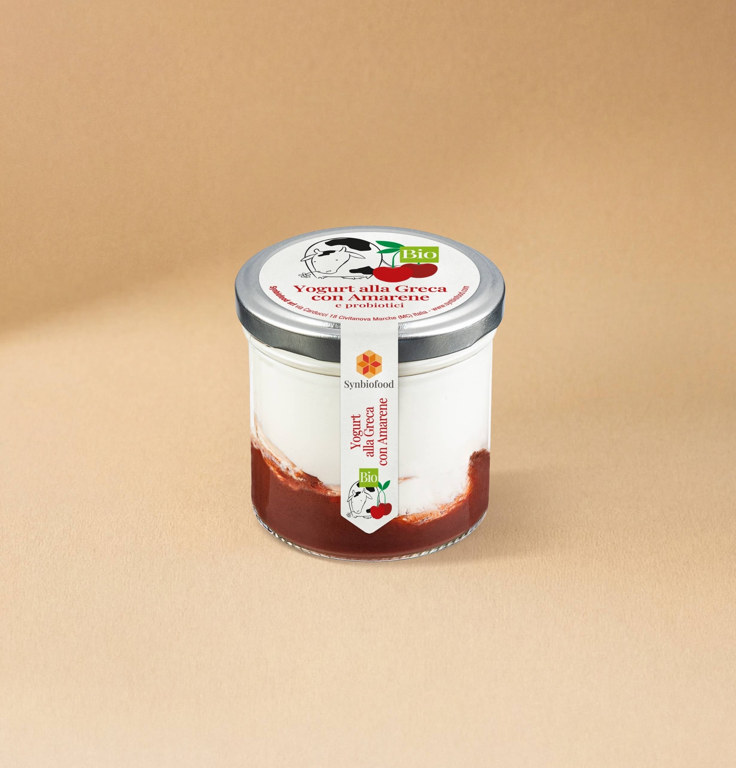 Yogurt alla Greca Bio con Amarene